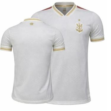 Imagem de Camisa do Flamengo III 2026 Bege Jogador Masculina, Bege, G