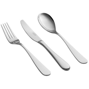 Imagem de Faqueiro em aço inox Saint James New Breeze 101 Peças: Modernidade e l