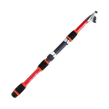 Imagem de Vara De Pesca Telescópica Infantil Durável De Fibra De Vidro Sougayila