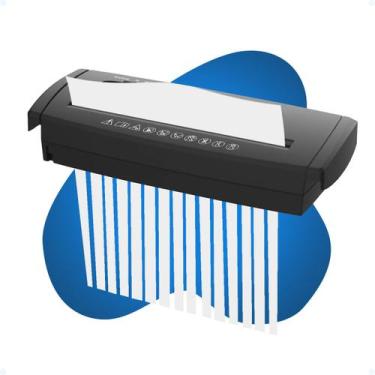 Imagem de Maquina Picotar Papel Em Tiras Até 6 Folhas Documentos 110V - Aitek
