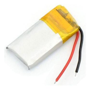 Imagem de Bateria 3.7v 80 Mah 4mm X10mm X20mm 2 Fios 401020 - bgb