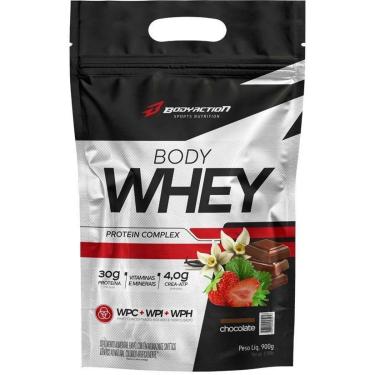 Imagem de Whey Protein Complex Body Whey 900g Refil Bodyaction Chocolate-Unissex