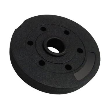 Imagem de Anilha de 1kg Modelo Basic Cement Ps Kikos Fitness, 1 kg