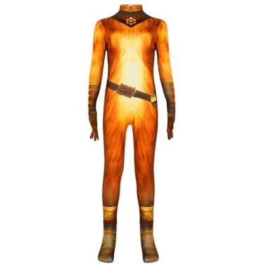 Imagem de Fantasia de cosplay Puss in Boots, roupa de vestir anime para crianças