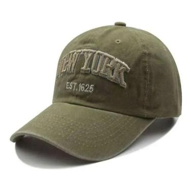 Imagem de Boné Snapback New York Vintage – Algodão Lavado Bordado Retrô – Luke Sports