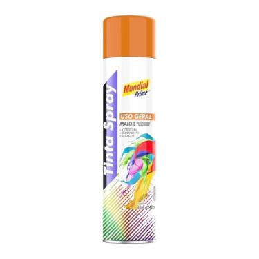 Imagem de Tinta Spray Mundial Prime Uso Geral Laranja 400ml