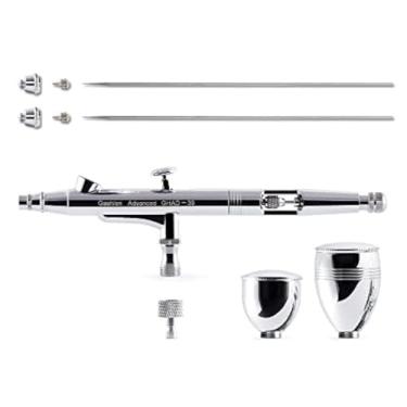 Imagem de Gaahleri Kit De Aerógrafo, Pistola De Aerógrafo De Dupla Ação, Gravidade, Copo De Fluido De 1/2 E 1/4 Oz, Agulha De 0,35 E 0,5 Mm, Conjunto De Aerógrafo Econômico, Maquiagem, Arte Em Unhas, Pintura,