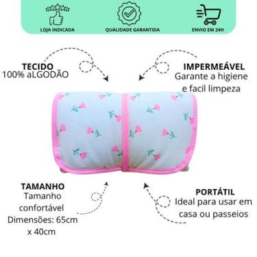 Imagem de Trocador de fraldas bebê portatil dobravel maternidade impermeavel alg