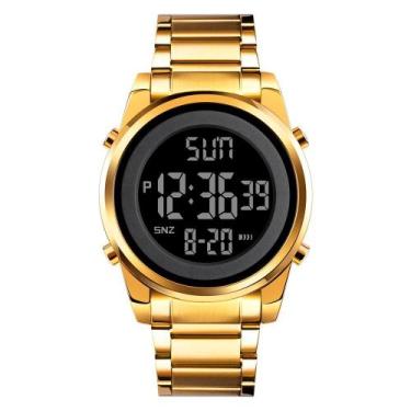 Imagem de Relógio Masculino Skmei Digital 1611 Dourado