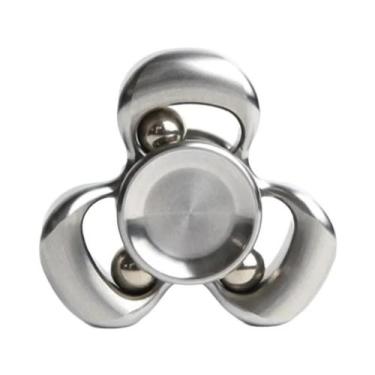 Imagem de Fidget Spinner De Aço Inoxidável EDC Para Alívio De Ansiedade E Estres