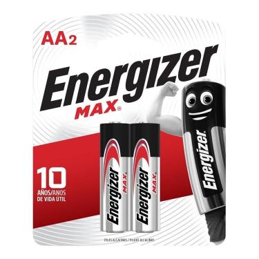 Imagem de Pilha Energizer Alcalina Max AA - Embalagem com 2 Unidades