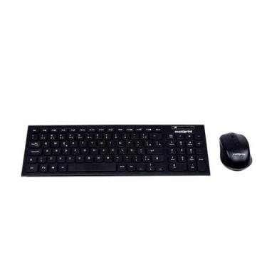 Imagem de Kit Teclado e Mouse sem Fio Maxprint CW1001 - ABNT2 - Ergonômico - 150