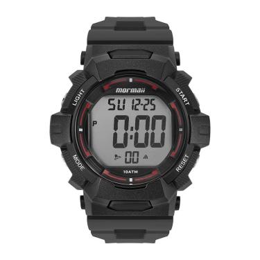 Imagem de Relógio MORMAII masculino digital preto vermelho MO0330C/8R