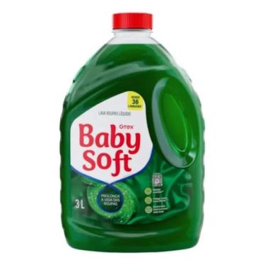 Imagem de Lava Roupas Líquido Baby Soft Total Max 3l Verde