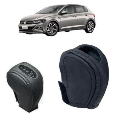 Imagem de Capa Em Couro Manopla Câmbio Automático Polo 2023 2024 2025 - Tunning 