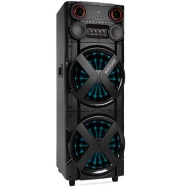 Imagem de Caixa de Som Torre Amplificada 2x 12" 2500W RMS DSP e Show de Luzes XT