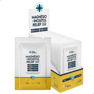 Imagem de Magnésio + Inositol Relief 3.0 7g Caixa 30 Sache True Source, Maracujá
