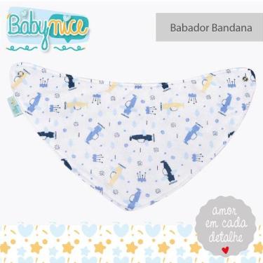 Imagem de Babador Bandana Baby Nice Foguete - Tecido 100% Algodão - MINASREY