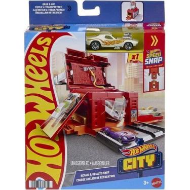 Imagem de Hot Wheels Pista CITY Conjunto Oficina de Reparos Mattel JHL43
