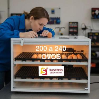 Imagem de Chocadeira Ecochocadeiras 200 Ovos Automática VOLTAGEM 110V