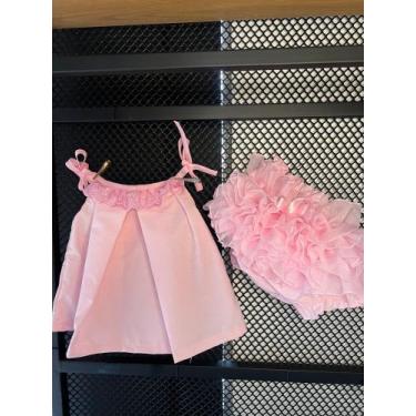 Imagem de Conjunto bebê Bunda Rica Infantil Tapa Fralda Algodão Cores baby, Kit 