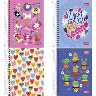 Imagem de Agenda Tilibra D+ Feminina 2023 Capa Dura 176 Folhas Formato 117x164mm