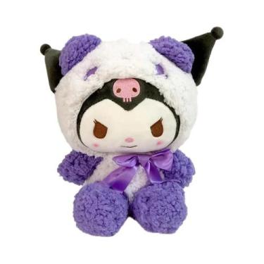 Imagem de Brinquedo De Pelúcia Kawaii Sanrio De 25cm, Cão Jade Kuromi, Boneco De