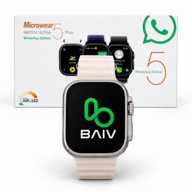 Imagem de Relogio Smartwatch Ultra 5 Plus Serie 11 49mm Whatsapp Nfc Amoled 2GB 