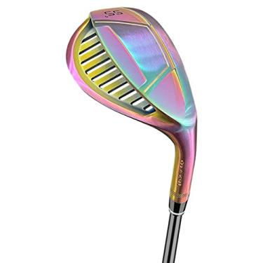 Imagem de MAZEL premium golf sand wedge,gap wedge,lob wedge for men & women,Cunha de taco de golfe de loft alto 52,55,56,59,60 graus (roxo 55 graus)