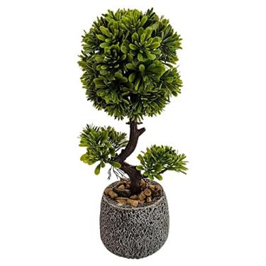 Imagem de Planta Bonsai Artificial decoração com vaso para Sala Quarto Escritorio home office (Vitta 1)