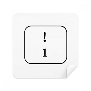 Imagem de Keyboard Symbol 1 pano de limpeza de tela de tecido de camurça pacote com 2