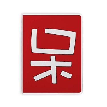 Imagem de Caderno de personagem chinês, estagnado, chinês, capa de goma