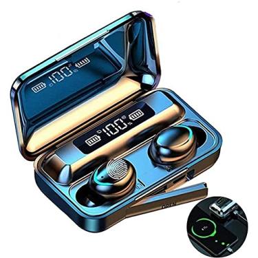 Imagem de Fones de ouvido sem fio, F9-5 TWS fones de ouvido sem fio 5.0 com estéreo 8D HiFi, capa de carregamento, IPX7 à prova de suor/controle de toque