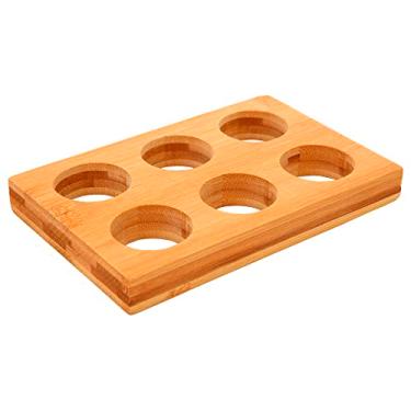 Imagem de Mimo Style Porta Ovos Para Bancada Bambu Ecokitchen - Armazena Até 6 Unidades; Produzido com Material Antibacteriano e 100% Ecologico; Ideal Para Deixar Sua Cozinha Mais Organizada Com Aspecto Moderno