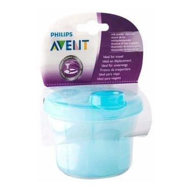 Imagem de Dosador De Leite Em Pó Azul Ideal Para Viagens Philips Avent