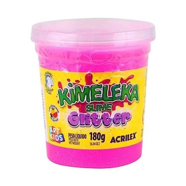 Imagem de Kimeleka Slime Art Kids Acrilex Gitter Rosa 180g - 05823-208