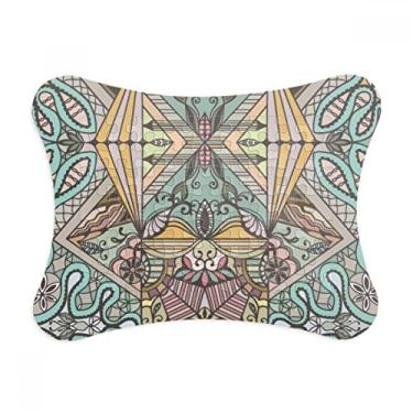 Imagem de Moldura de quebra-cabeça com estampa de linhas estilo rococó europeu, enfeite de quebra-cabeça