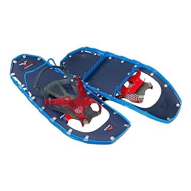 Imagem de Sapatos de neve MSR Lightning Ascent Backcountry e Mountaineering com cordas de paragon, par de 55 cm, azul cobalto