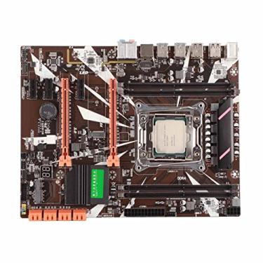 Imagem de Kit de Placa-mãe X99 DDR4 PC LGA 2011-3 CPU, Placa-mãe para Jogos Com NVME M.2, Portas 8xSATA3.0, E5 V3/V4 para Processador da Série I7 58xx/68xx, Chip de áudio Integrado de 6