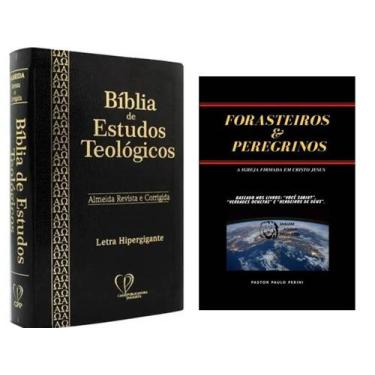 Imagem de Bíblia De Estudo Teológicos Lt Hiper Gigante+ Livro De Estudo Ebd