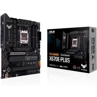 Imagem de Placa Mãe Asus TUF Gaming X670E-PLUS, AMD AM5, DDR5, ATX, Chipset AMD X670