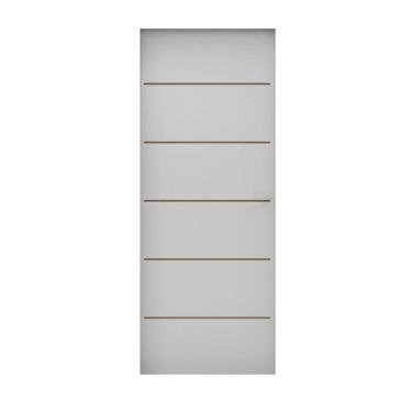 Imagem de Folha de Porta de Madeira 210x92cm Espessura 3,5cm MMC Primer Frisada Residence Eucatex Primer