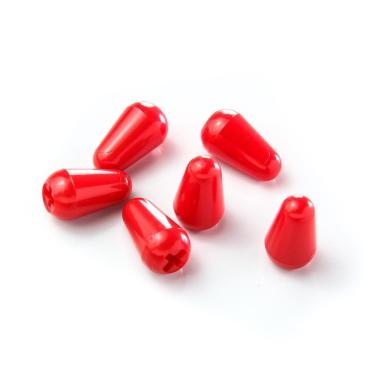 Imagem de Knob Chaves Seletoras Guitarra (6 Peças) Spirit PST6-RED [F035]