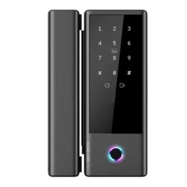 Imagem de Fechadura Biométrica Digital Gt Pro Ideal Tech Eletrônica Porta De Vidro (Vidro Com Vidro)