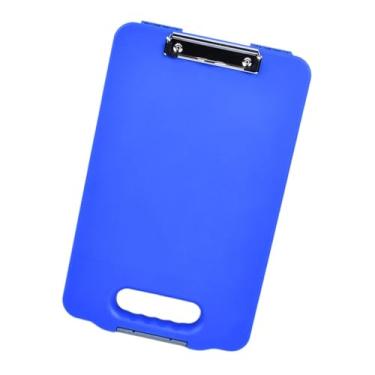 Imagem de predolo Prancheta com armazenamento de alta capacidade com suporte para caneta Prancheta de transferência de enfermagem Pasta de papel A4 para professor de, Azul