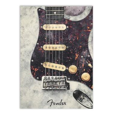 Imagem de Placas Decorativas Musica Violão Guitarra Rock Piano Varios Modelos Instrumentos Decoração Quarto Sala Escritório