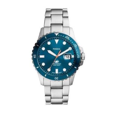 Imagem de Relógio Fossil Masculino Blue Prata - FS6050/1KN FS6050/1KN-Masculino