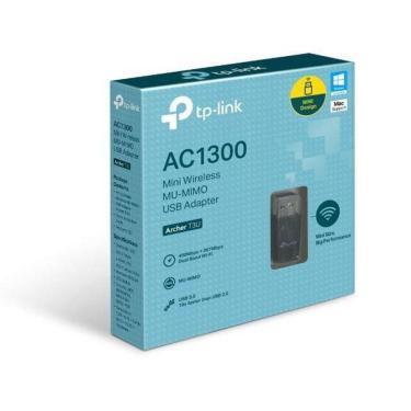 Imagem de Adaptador Usb Mini Wireless Mu-Mimo Ac1300 -Tp-Link