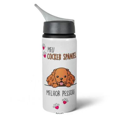 Imagem de Garrafa Squeeze NK - Meu Cocker spaniel, melhor pessoa! - JPS INFO