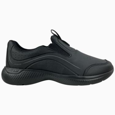 Imagem de Sapatenis Feminino Adrun Profissional Calc Facil Super Leve, 35, Preto